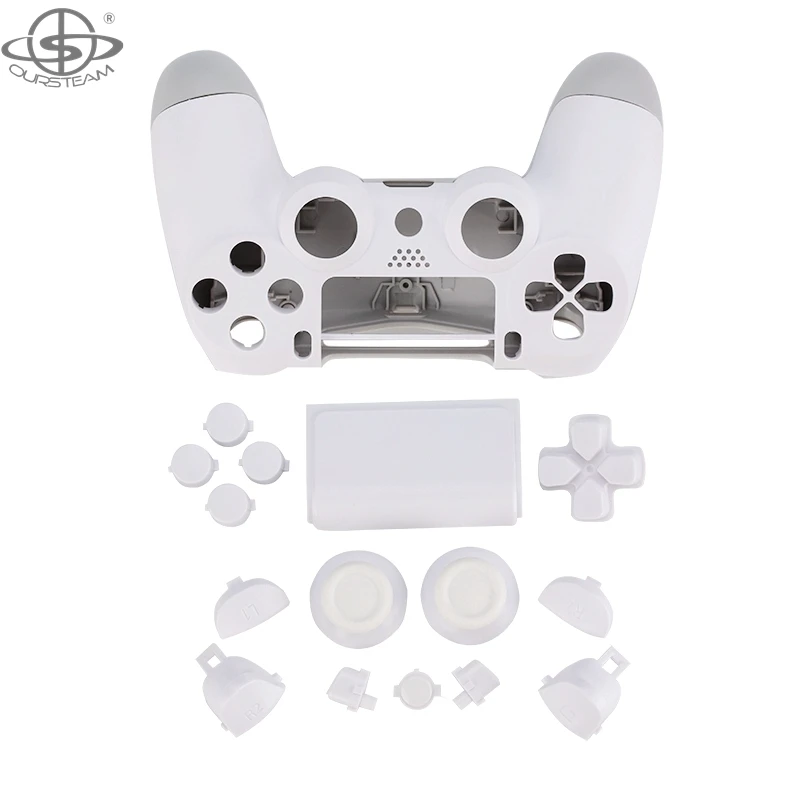 

Replacement Shells Kit for PS4 Controller Housing Joystick Cover with Button JDM040, 9 colors