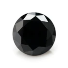 loose 1mm - 10mm synthetic black cubic zirconia stone