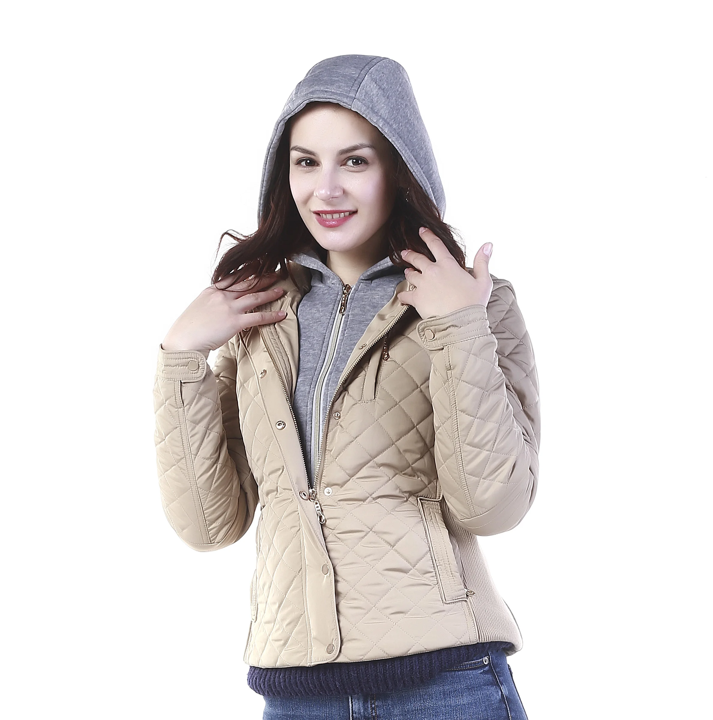 Winter Outdoor Windbreaker Warm Factory Women's Quilted Padded Hat Detachable Zipper Clothing Coat Hoodie
Winter Outdoor Windbreaker Warm Factory Women's Quilted Padded Hat Detachable Zipper Clothing Coat Hoodie