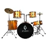 HEBIKUO GE1335 hot sale cheaper 5pcs jazz drum set kit snare drum music instrument