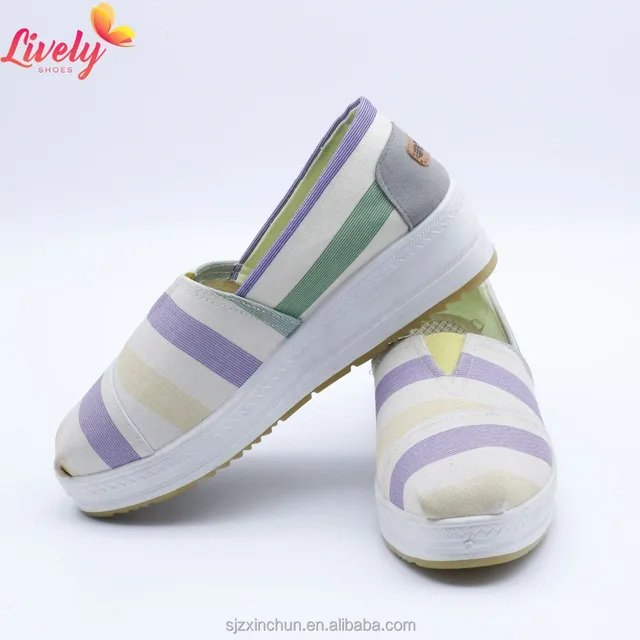 summer and heighten the lazy girl han edition cloth shoes