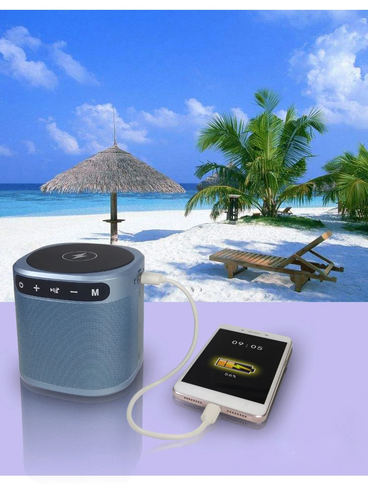 2019 Best Potable Bluetooths Speaker with wireless charger Portable Super Bass Bluetooths Speaker - ANKUX.COM