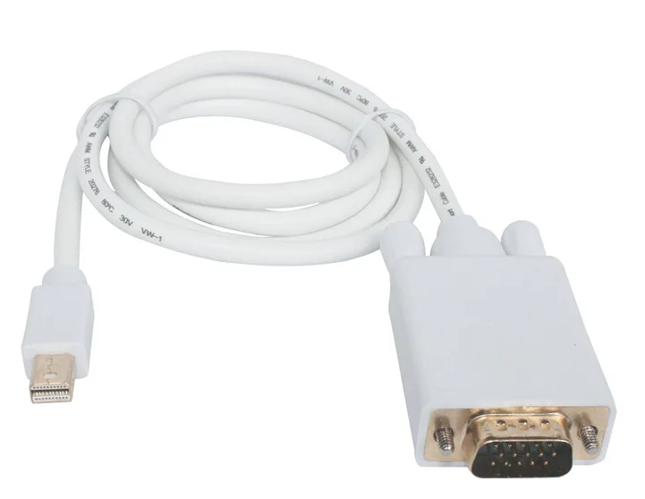 China Supplier 6ft 1.8 Meter Mini DisplayPort DP to VGA Male to Male Cable,1M to 30M Optional - ANKUX.COM