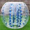 Adult TPU / PVC Body Zorb Bumper Ball Suit Inflatable Bubble Football Soccer Ball With Colored Dots bumper ball for sale
