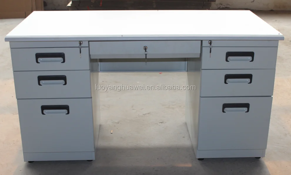 MDF top Steel Reception desk