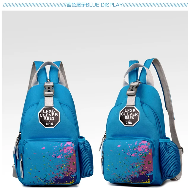 best chest canvas sport cross body shoulder sling bag backpack