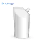Plastic Biodegradable Liquid Spout Pouch Bag Doypack With Cap