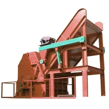 double roller crusher for Scrap steel crusher machine