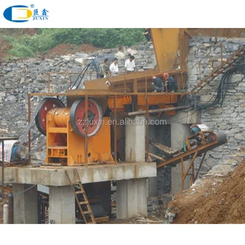 Supply complete river pebbles crushing production plant