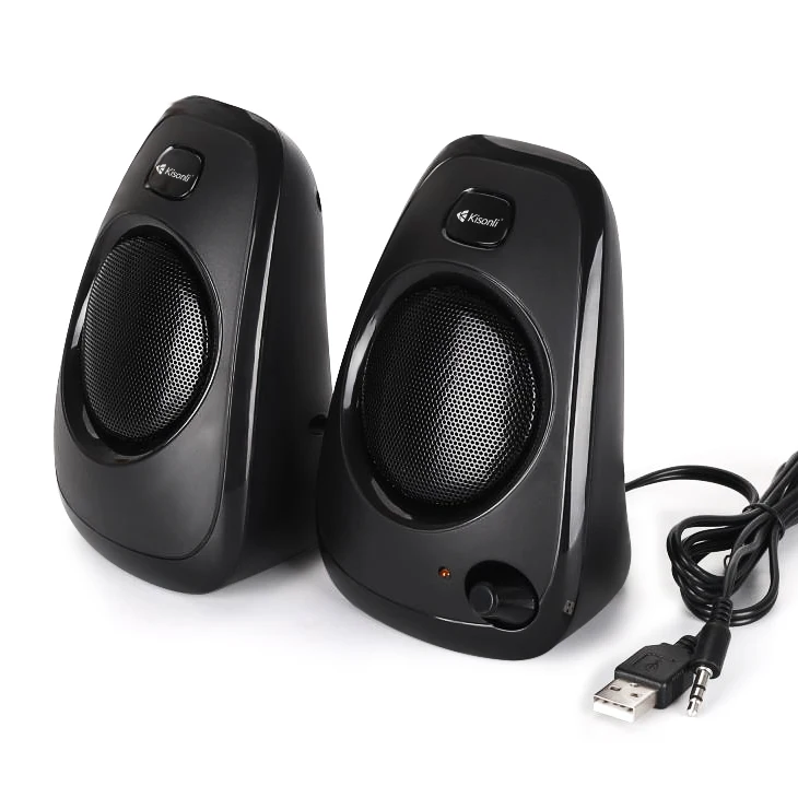 USB 2.0 wired mini 3.5mm jack speakers system parlantes for desktop laptop pc - ANKUX.COM