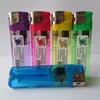 82mm and 79mm Cheap Electronic Plastic Custom Gas Lighter