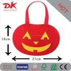 Custom cheap Non woven decorative pumpkin halloween bags