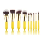 sable makeup brush set 9 pieces top ranking mak up brushes beautiful elegant