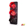 300mm arrow traffic signal light three aspect digital timer display