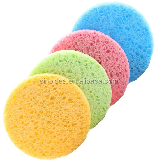 cute animal shaped baby cellulose sponge, bath sponge for kid