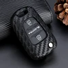 Soft silicon car key cover flip remote key case key ring suitable for Hyundai