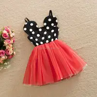 

New Children Girls Party Dresses Polka Dot Baby Girls Clothes Kids Clothing Princess Girl Child Dress For 2-6Y
