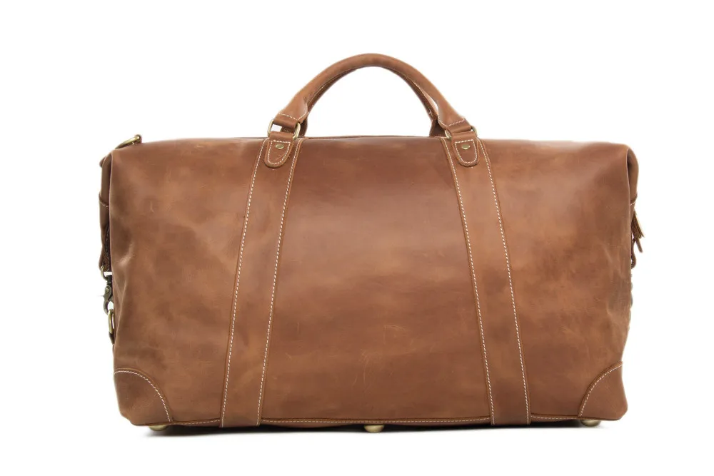 2016 Antique Custom Wholesale Top Grain Genuine Leather MensTravel Duffle Bag Holdall Luggage for Overnight Weekender (5).jpg