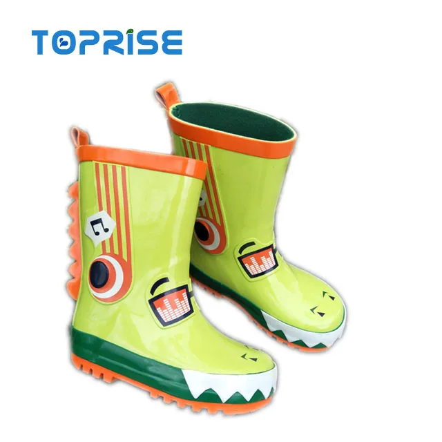 Girls Boys Kids Childrens Animal Wellington Wellies Rubber Neoprene Lined Boots