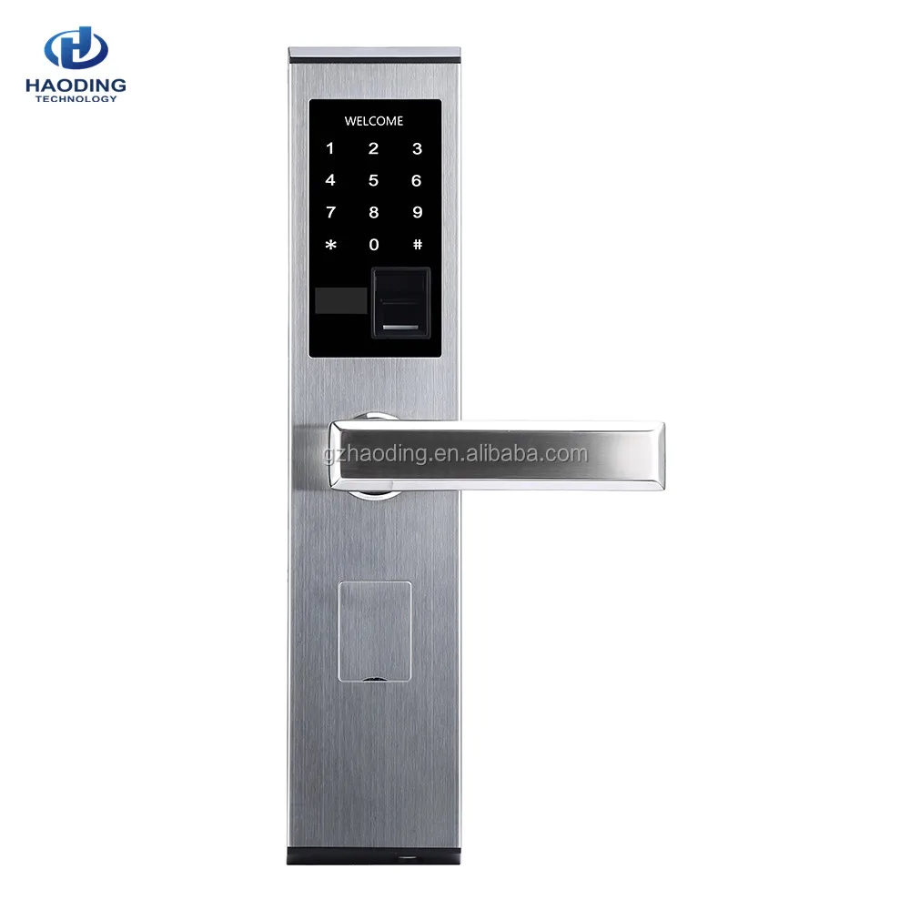Advanced smart house security system digital touch screen smart home APP control fingerprint biometric door lock