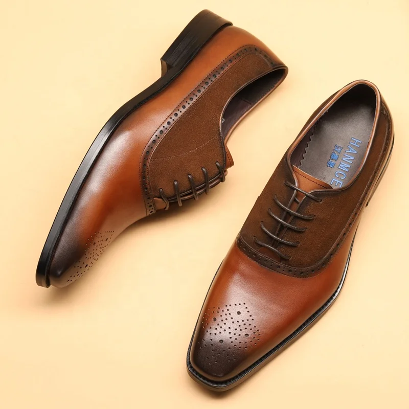 Hot selling fashion men's breathable comfortable genuine leather oxford shoes men dress shoes, Black,brown
Hot selling fashion men's breathable comfortable genuine leather oxford shoes men dress shoes, Black,brown