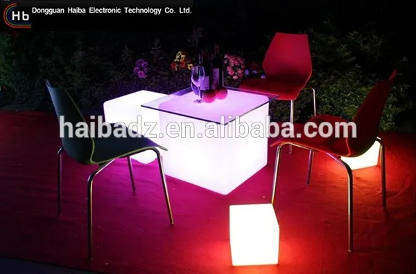 20 × 20 × 20センチrgbカラー充電充電式ledキューブテーブル中国工場-その他バー家具問屋・仕入れ・卸・卸売り