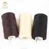 HARMONY Black Brown Blonde 100m-110m small roll cotton hair weaving thread for sewing and crochet hair extensions