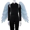 Roleparty Carnival Party Adult Cosplay Costume Trajes De Felt Large Top Big White Angel Wings