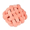 Fashionable popular color living coral Chinese knot cushions home decor throw pillows for sofa