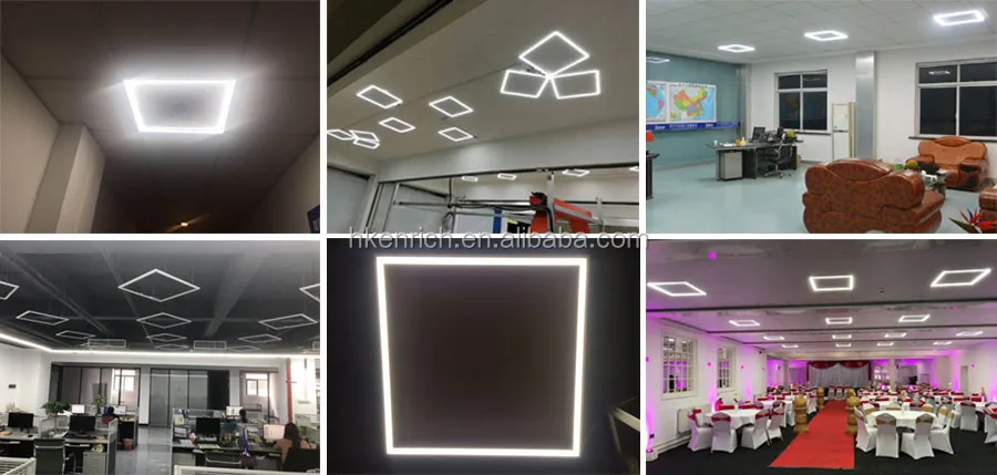 600*600mm Recessed LED Frame Light for Office