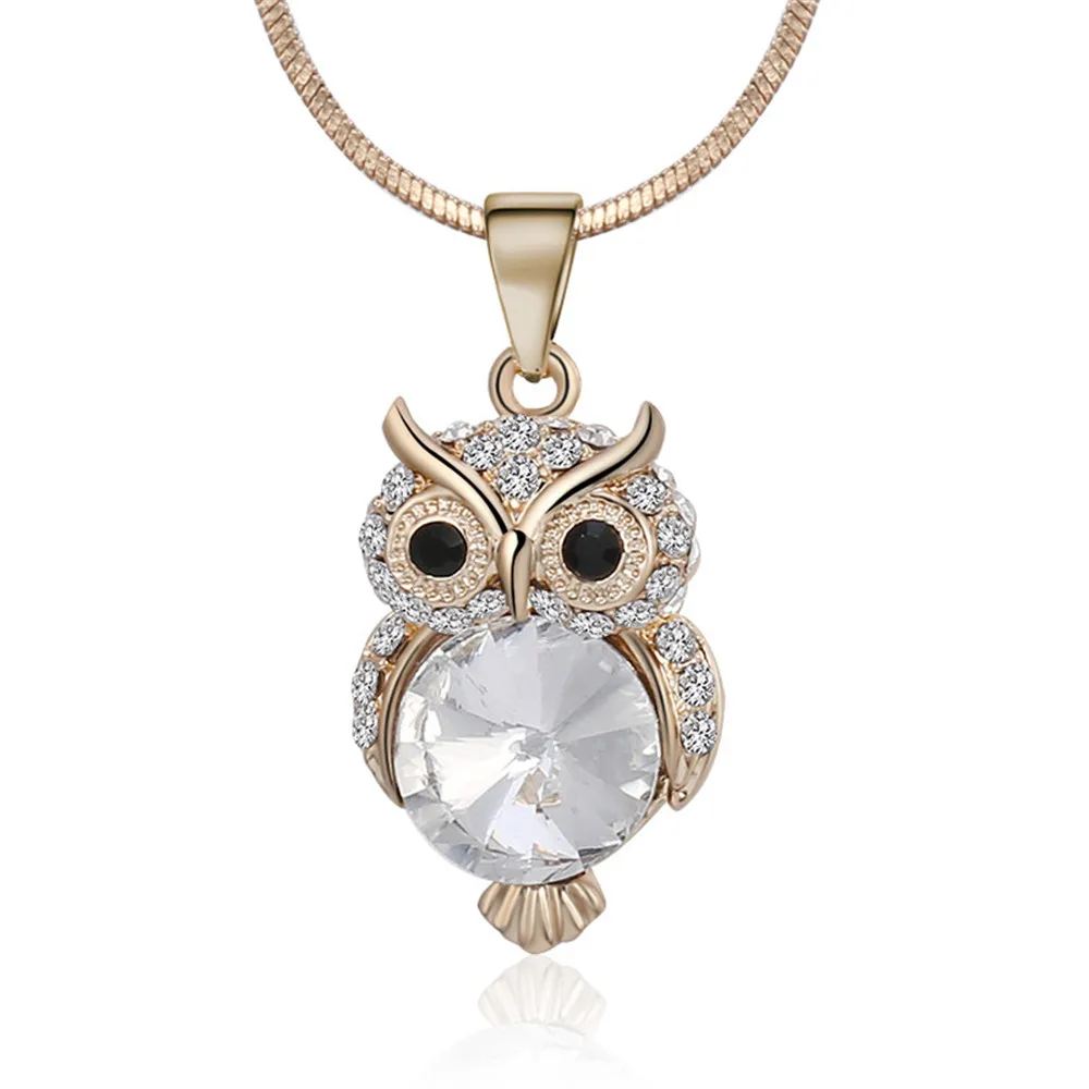 Luxury Owl Choker Necklace for Women Gift Crystal Owl Pendant Necklace Gold Plated Necklace Jewelry, Silver/gold/rose gold
Luxury Owl Choker Necklace for Women Gift Crystal Owl Pendant Necklace Gold Plated Necklace Jewelry, Silver/gold/rose gold