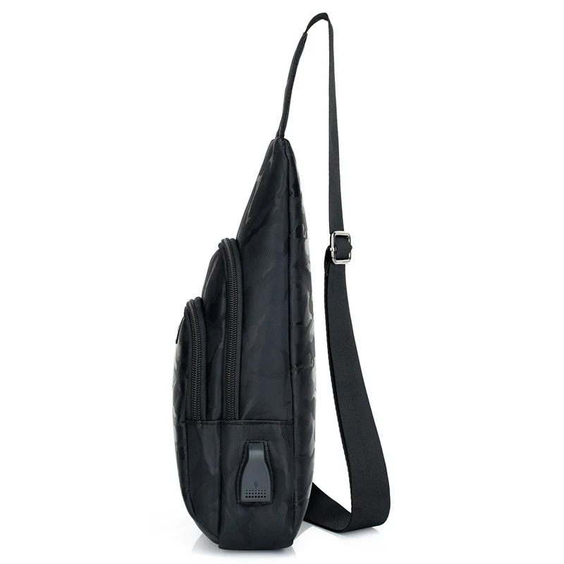 Anti Theft Backpack Men USB Rechargeable Polyester Chest Bag Casual Boy Single Shoulder Teenager Bags Sac A Dos Homme BP0207 (3)