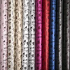 Recycled Free Shipping Vinyl Pvc Animal Printed Faux Synthetic Leather Fabric