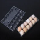 Food grade 12 packs transparent plastic packaging bliater egg tray packaging box for egg