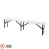 Superior Quality Outdoor White Camping Picnic 6FT Fold In Half Plastic Folding Bench Table