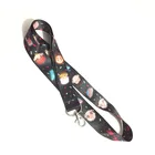 high quality Cheap Custom Logo Printed Double design Lanyard neck strap