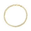 76040 xuping 14k italian gold plated chain bracelet, bracelet jonc plaqu or