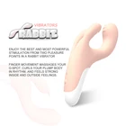 Hot Sale 10 Speeds Powerful Motors Inside Rabbit Pictures Multi-color Electric Pulse Dildo Vibrator