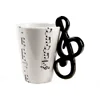 Lovely fashion unique cool coffee milk ceramic music mug