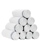 HDPE/LDPE Recycled garbage bag with drawstring
