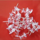 Transparent Push Pins / white Transparent Push Pins / Office Map Pin