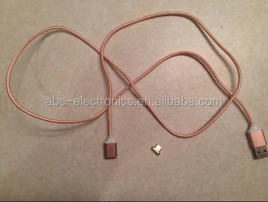 Ultra strong magnetic usb cable braided charger cord with high-end gift package oem - ANKUX.COM