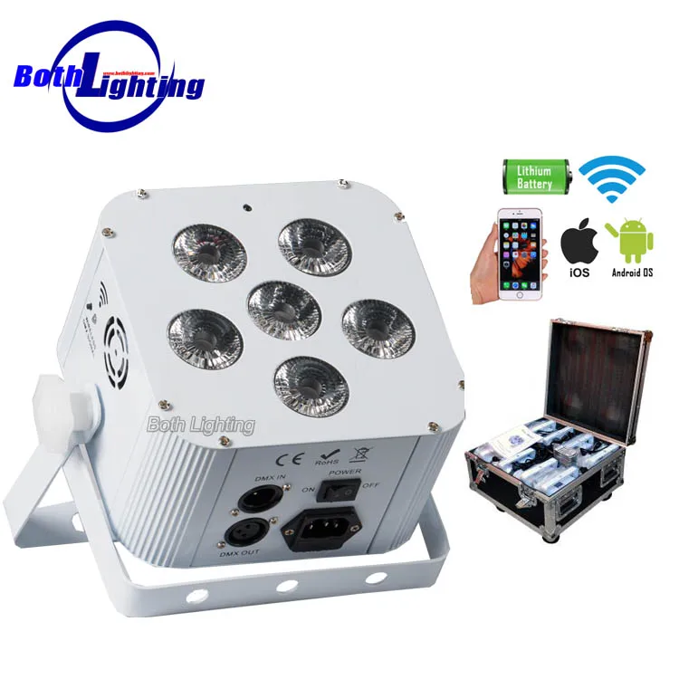 10pcs with fly case Wireless Led Uplights For Wedding 6*18W Battery Powered Flat Led Par Light, 16.7 million kinds of color change
10pcs with fly case Wireless Led Uplights For Wedding 6*18W Battery Powered Flat Led Par Light, 16.7 million kinds of color change