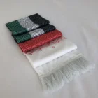 free sample Promotion customized jacquard pattern logo uae flag dubai eritrea nation day knit scarf