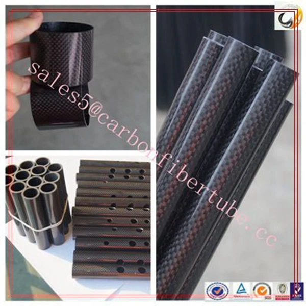 Wholesale carbon fiber Pipe 3K Carbon fiber tube plain glossy for helicopter Frame Kit .jpg