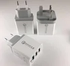 3 Charger Charge 3 Port Charger 3 Ports Travel Phone Charger Plug Quick Charge 3.0 USB Wall Charger Fast Charger QC 3.0