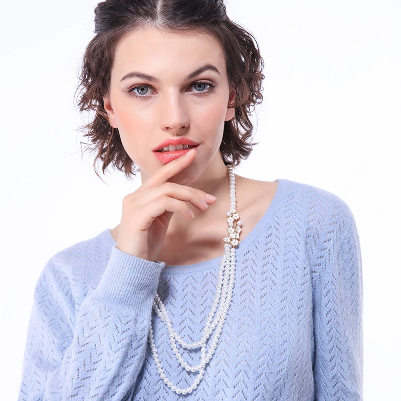 Xl01334c Imitation Jewelry Factory Handmade Multi Layers Long Sweater Fashion Women Beaded Pearl Necklace
Xl01334c Imitation Jewelry Factory Handmade Multi Layers Long Sweater Fashion Women Beaded Pearl Necklace