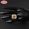 2018 New Design Gold Finger Natural Diamonds Crystal Ring For Girl