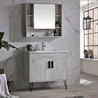 K211 Hotel modern one piece wash basin bathroom vanity philippines