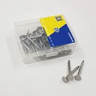 Chinese factory produced best quality big flat head smooth shank nickle plated steel common nail
